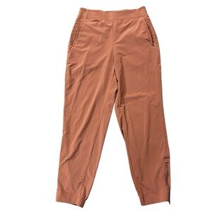 Athleta Brown Orange Brooklyn Heights High Rise Jogger Size 4 Business Casual